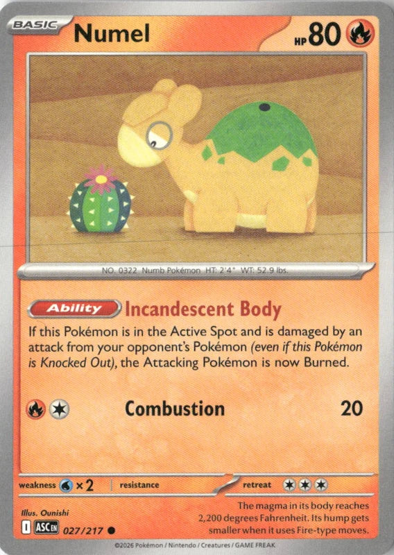 Numel - 027/217 - ME: Ascended Heroes