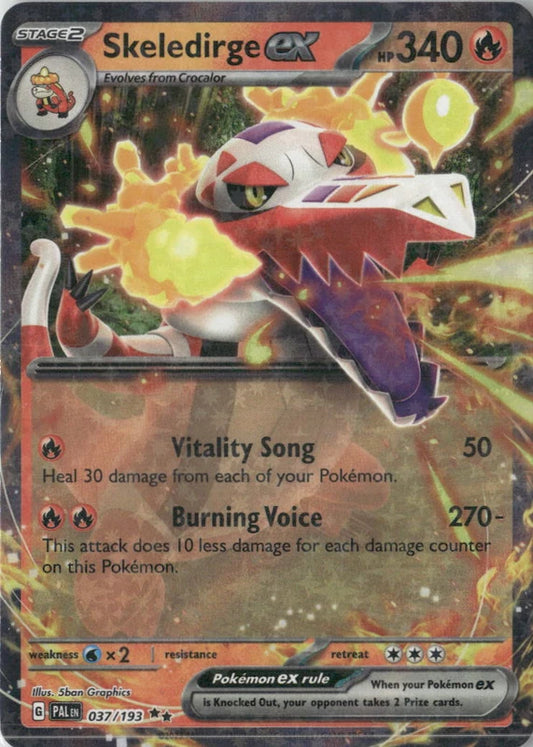 Skeledirge ex - 037/193 - SV02: Paldea Evolved