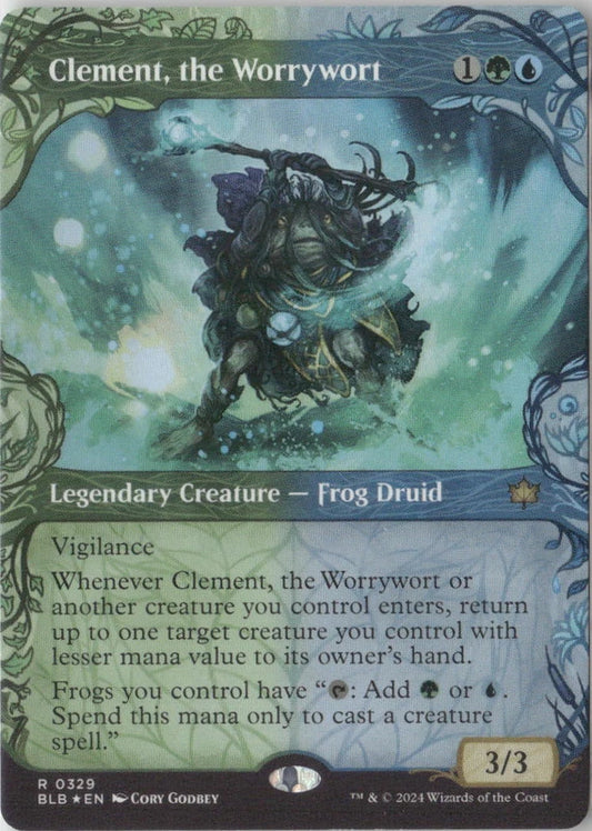 Scan Image | Clement, the Worrywort (Showcase) - Bloomburrow | [BD95C24C]