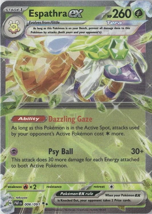 Espathra ex - 006/091 - SV: Paldean Fates