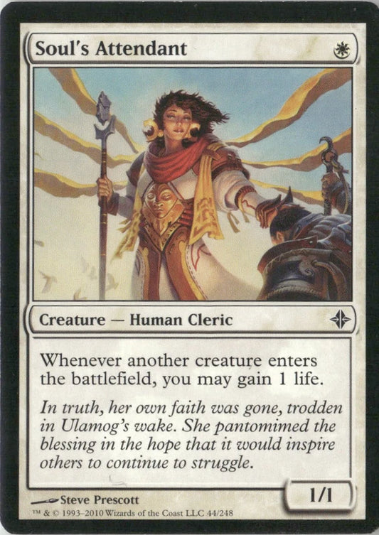 Scan Image | Soul's Attendant - Rise of the Eldrazi | [5FBC23B9]