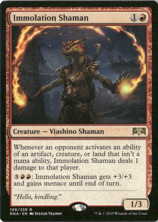 Immolation Shaman - Ravnica Allegiance