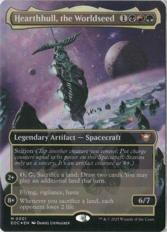 Scan Image | Hearthhull, the Worldseed (Borderless) - Commander: Edge of Eternities | [5C1CAFED]