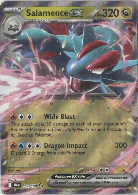 Salamence ex - 114/159 - SV09: Journey Together