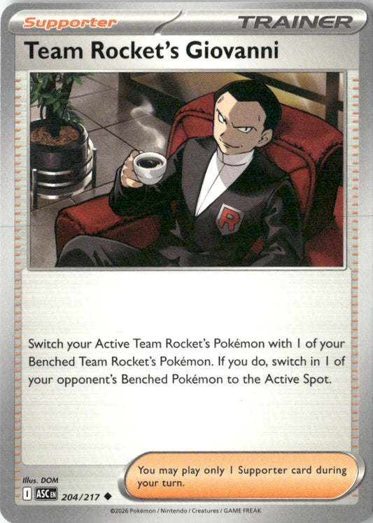 Team Rocket's Giovanni - ME: Ascended Heroes