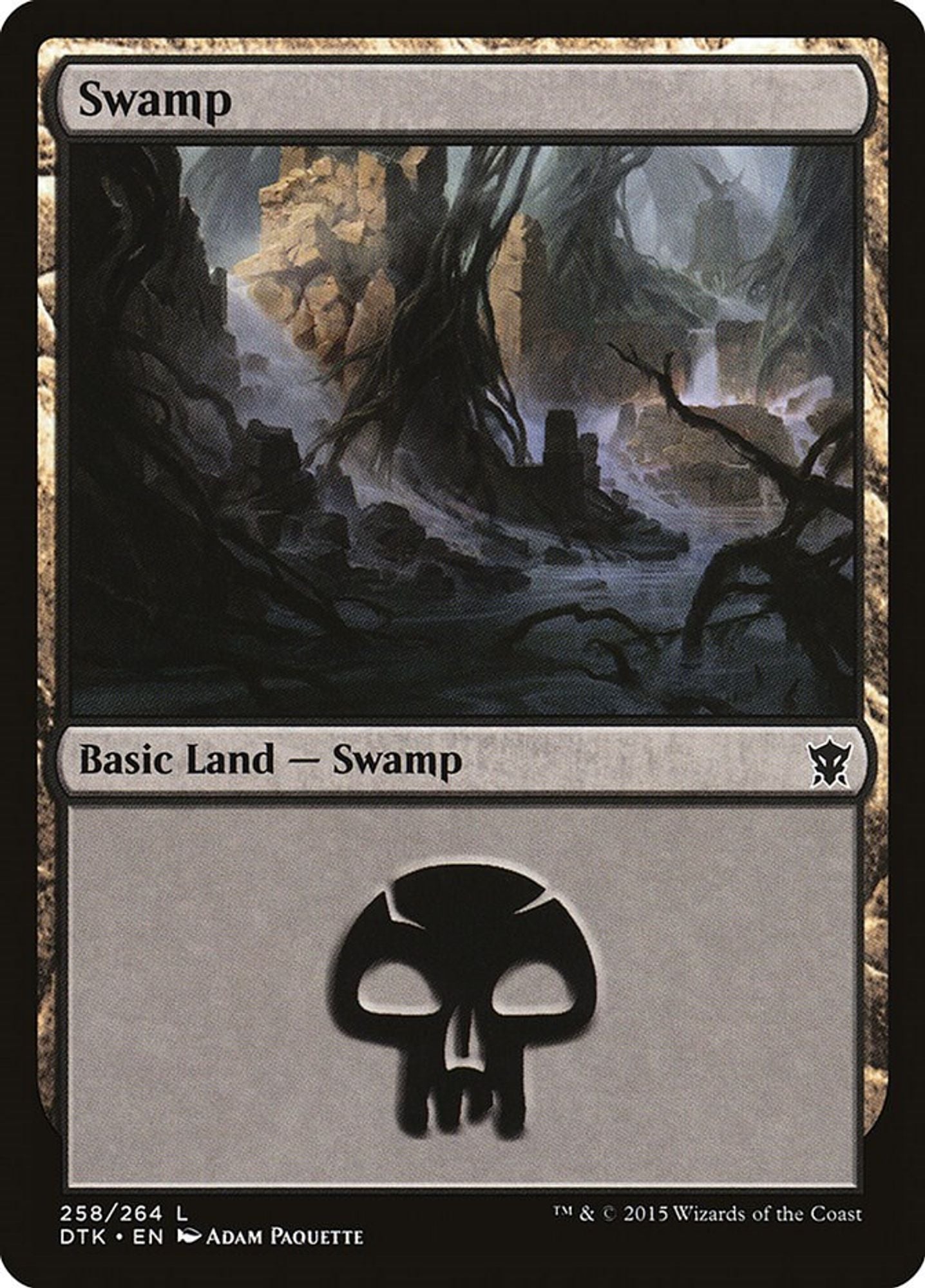 Swamp (258) - Dragons of Tarkir