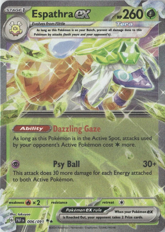 Espathra ex - 006/091 - SV: Paldean Fates