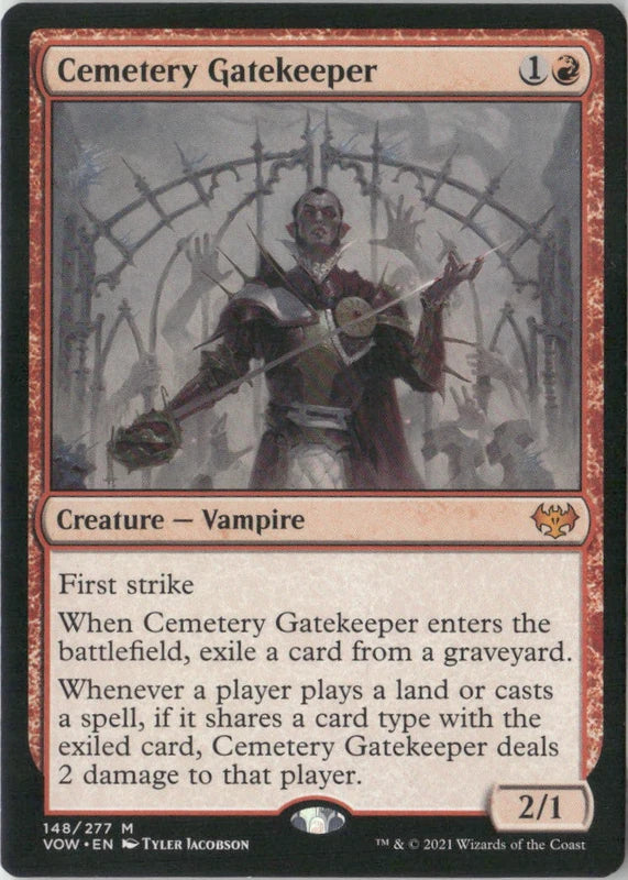 Scan Image | Cemetery Gatekeeper - Innistrad: Crimson Vow | [CB0A845B]