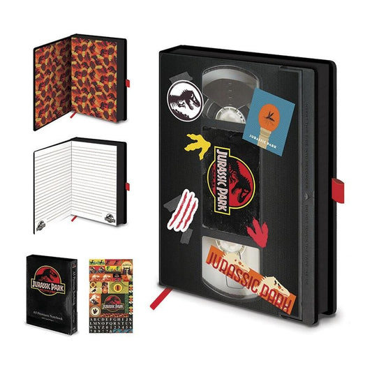 Jurassic Park - VHS - Cased A5  Premium  Notebook