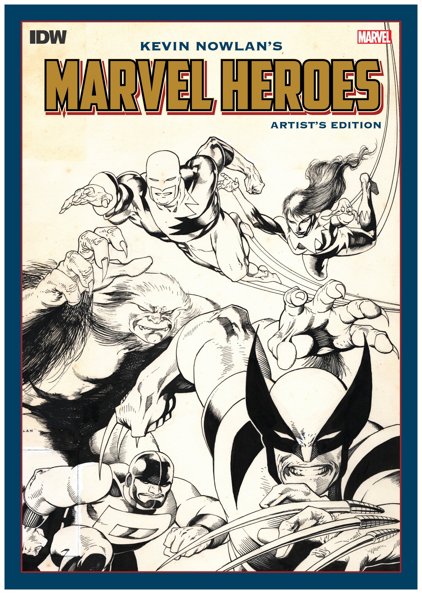 Kevin Nowlan's Marvel Heroes Artist's Edition (Hardback)