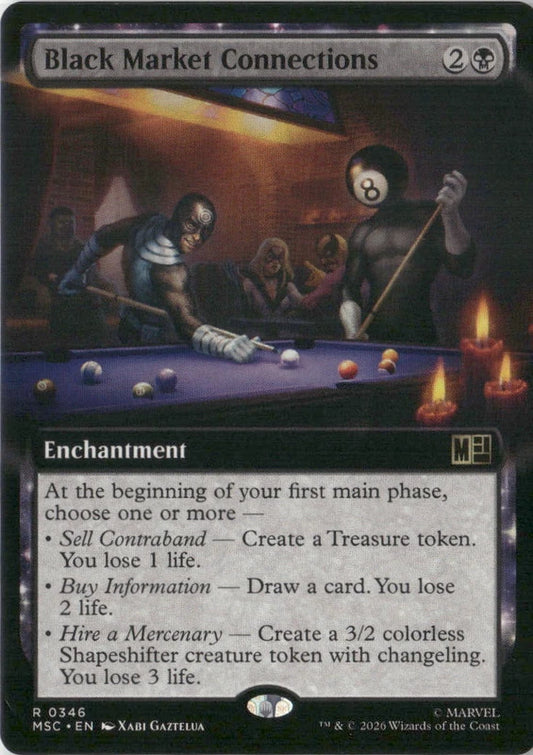 Scan Image | Black Market Connections (Extended Art) - Commander: Marvel Super Heroes | [BE7ACB9A]