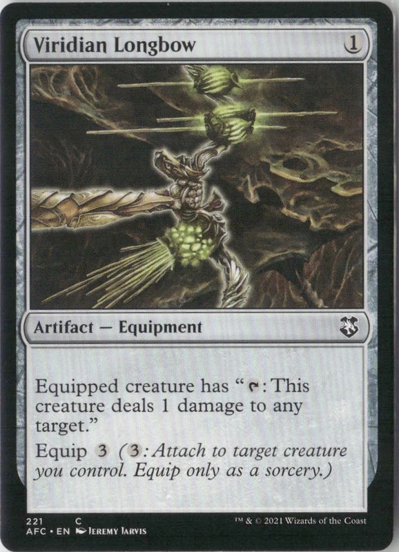Scan Image | Viridian Longbow - Commander: Adventures in the Forgotten Realms | [64B42A81]