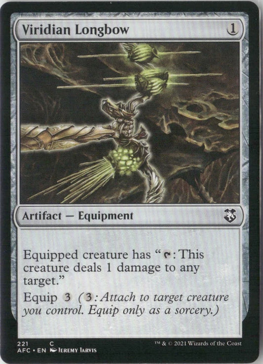Scan Image | Viridian Longbow - Commander: Adventures in the Forgotten Realms | [64B42A81]