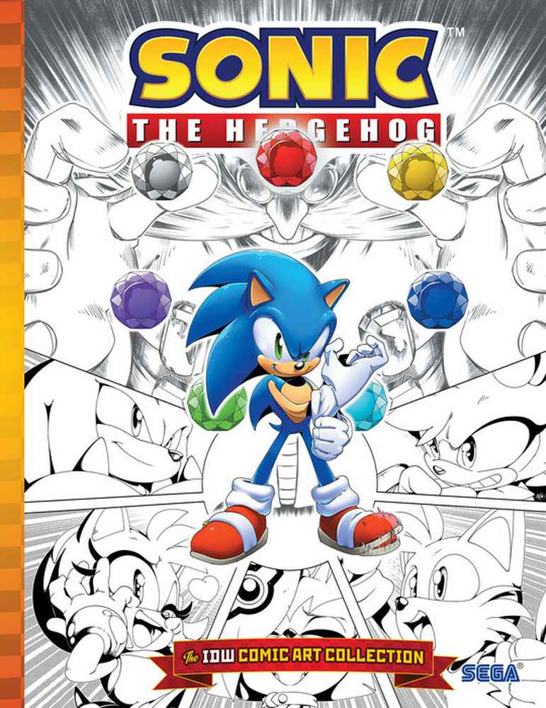 Sonic the Hedgehog The IDW Comic Art Collection (Hardback)