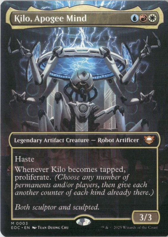 Scan Image | Kilo, Apogee Mind (Borderless) - Commander: Edge of Eternities | [90860357]