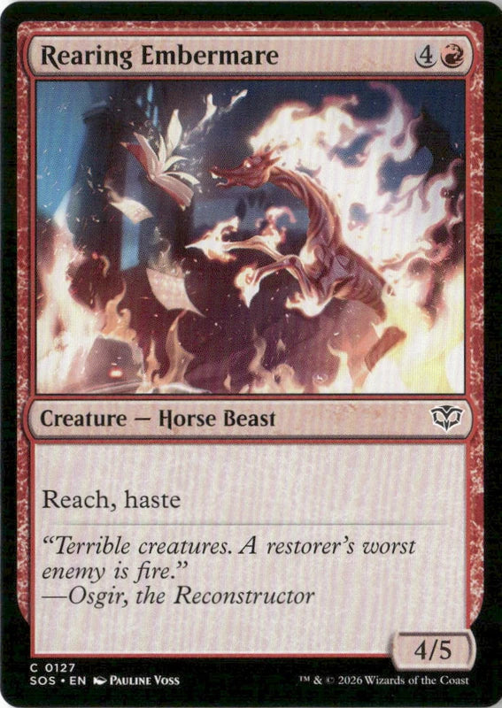 Rearing Embermare - Secrets of Strixhaven