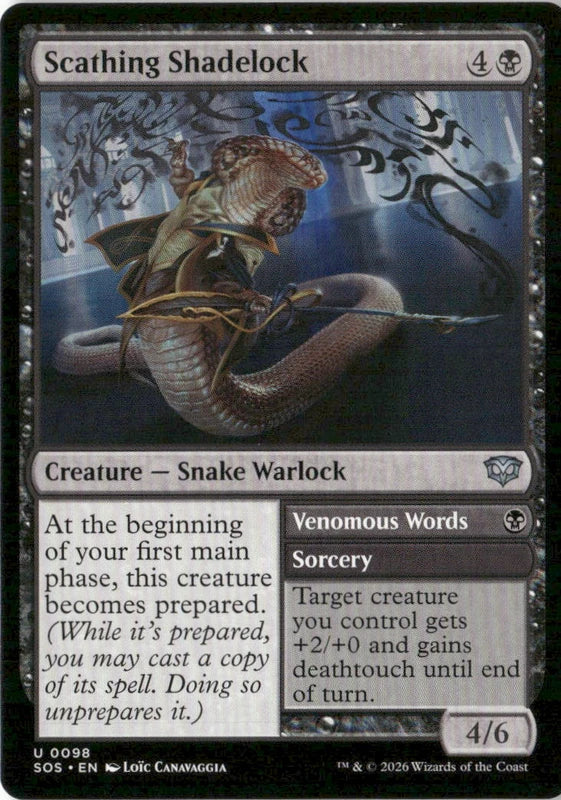 Scathing Shadelock - Secrets of Strixhaven