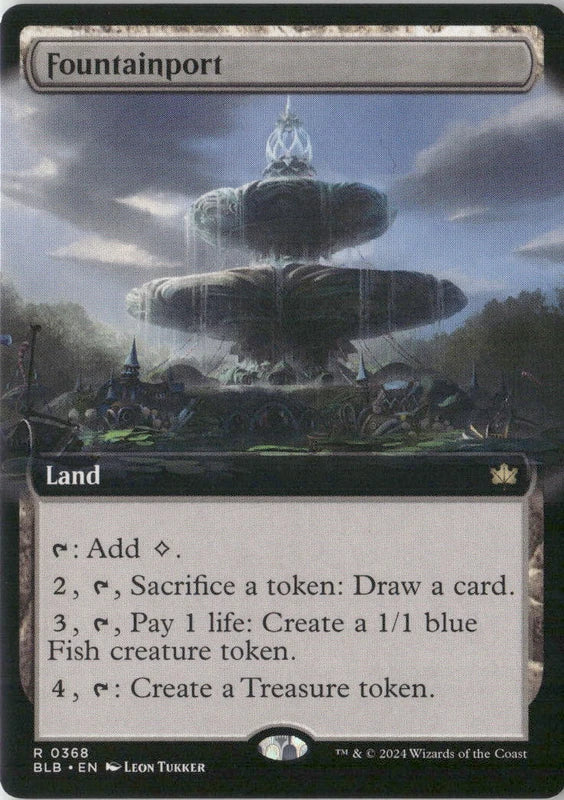 Scan Image | Fountainport (Extended Art) - Bloomburrow | [E3705161]