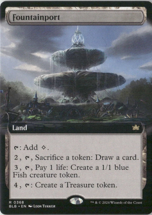 Scan Image | Fountainport (Extended Art) - Bloomburrow | [E3705161]