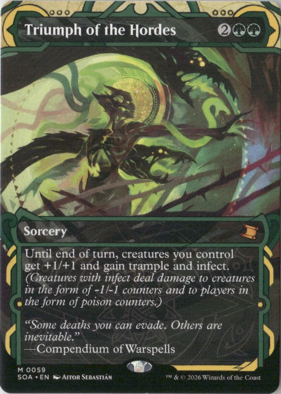 Scan Image | Triumph of the Hordes - Secrets of Strixhaven: Mystical Archive | [CD1672E2]