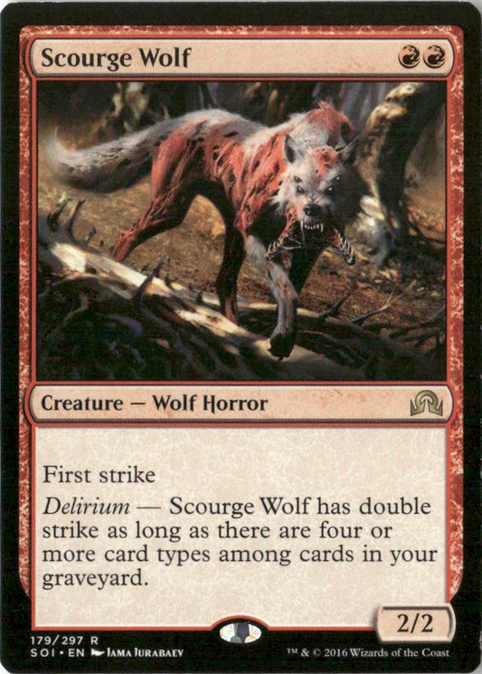 Scourge Wolf - Shadows over Innistrad
