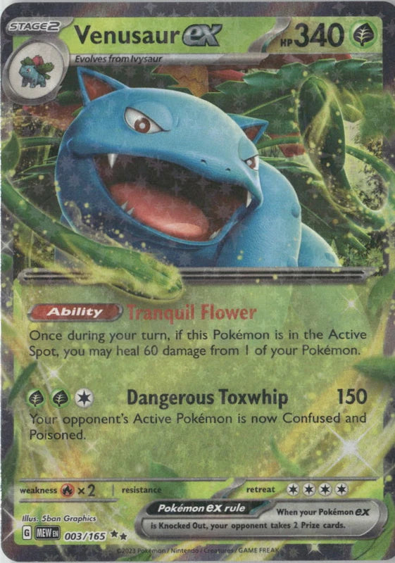 Venusaur ex - 003/165 - SV: Scarlet & Violet 151
