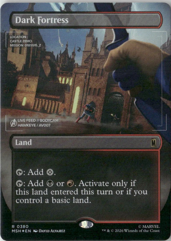 Scan Image | Dark Fortress (Borderless) - Marvel Super Heroes | [419BD911]