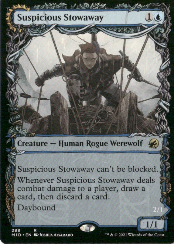 Suspicious Stowaway (Showcase) - Innistrad: Midnight Hunt