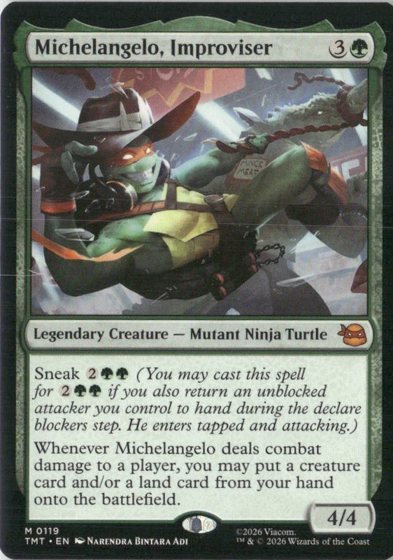 Scan Image | Michelangelo, Improviser - Teenage Mutant Ninja Turtles | [47517755]