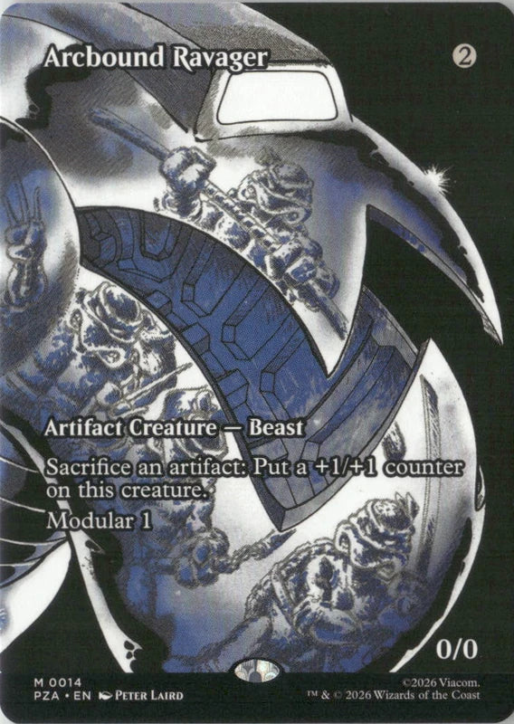 Scan Image | Arcbound Ravager (Borderless) - Teenage Mutant Ninja Turtles Source Material | [5A1575A0]