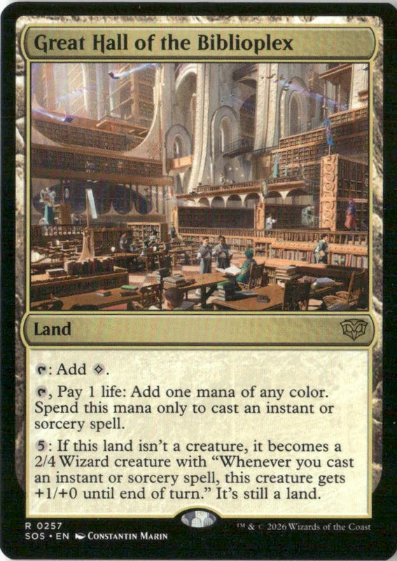 Great Hall of the Biblioplex - Promo Pack: Secrets of Strixhaven