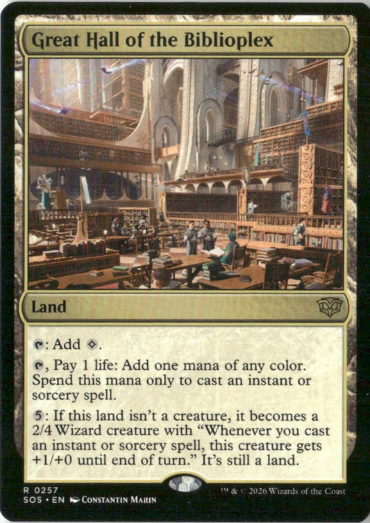 Great Hall of the Biblioplex - Promo Pack: Secrets of Strixhaven