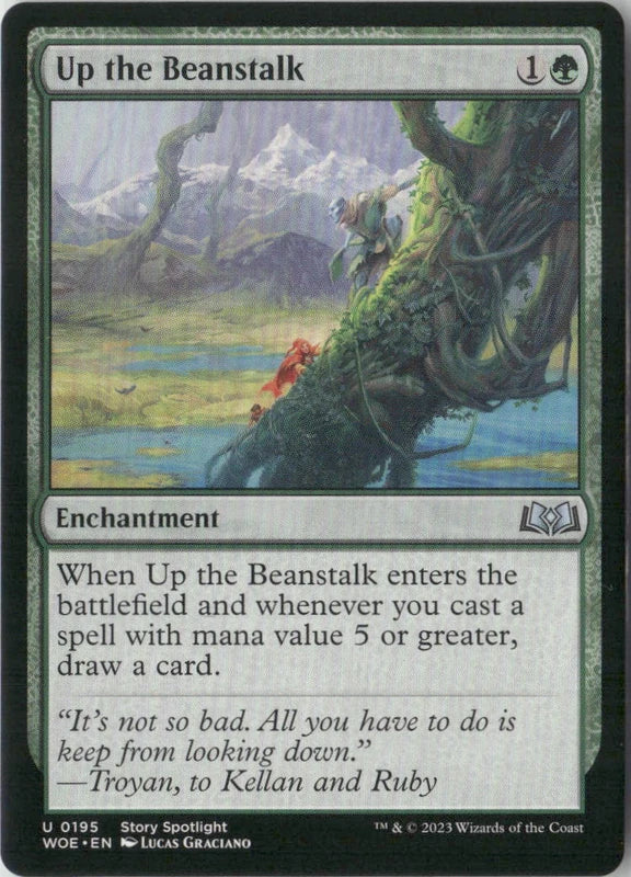 Scan Image | Up the Beanstalk - Wilds of Eldraine | [C3F95A39]