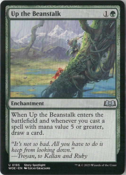Scan Image | Up the Beanstalk - Wilds of Eldraine | [C3F95A39]