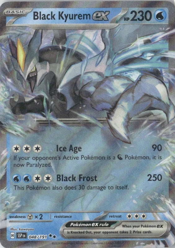 Black Kyurem ex - 048/191 - SV08: Surging Sparks