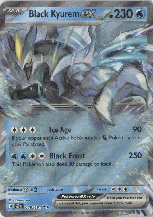 Black Kyurem ex - 048/191 - SV08: Surging Sparks