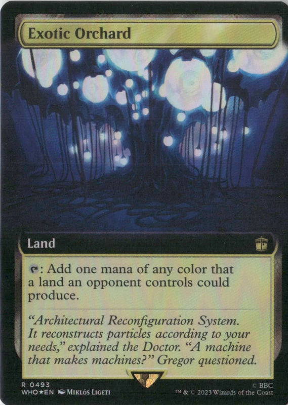 Scan Image | Exotic Orchard (Extended Art) - Universes Beyond: Doctor Who | [11890A91]