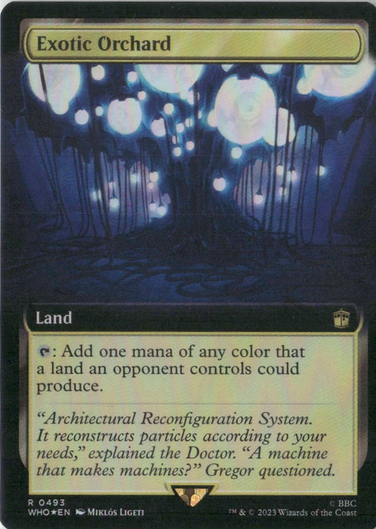 Scan Image | Exotic Orchard (Extended Art) - Universes Beyond: Doctor Who | [11890A91]