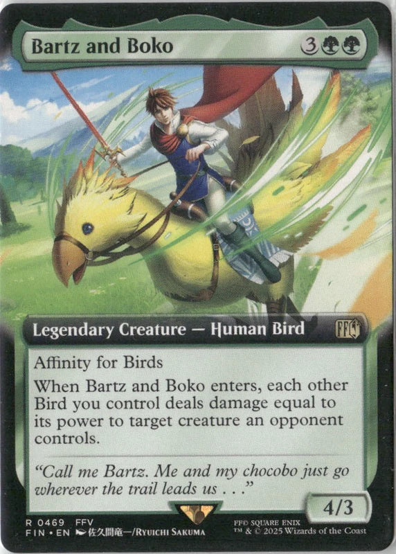Scan Image | Bartz and Boko (Extended Art) - FINAL FANTASY | [5AB9431E]