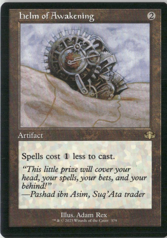 Scan Image | Helm of Awakening (Retro Frame) - Dominaria Remastered | [A9C5034D]