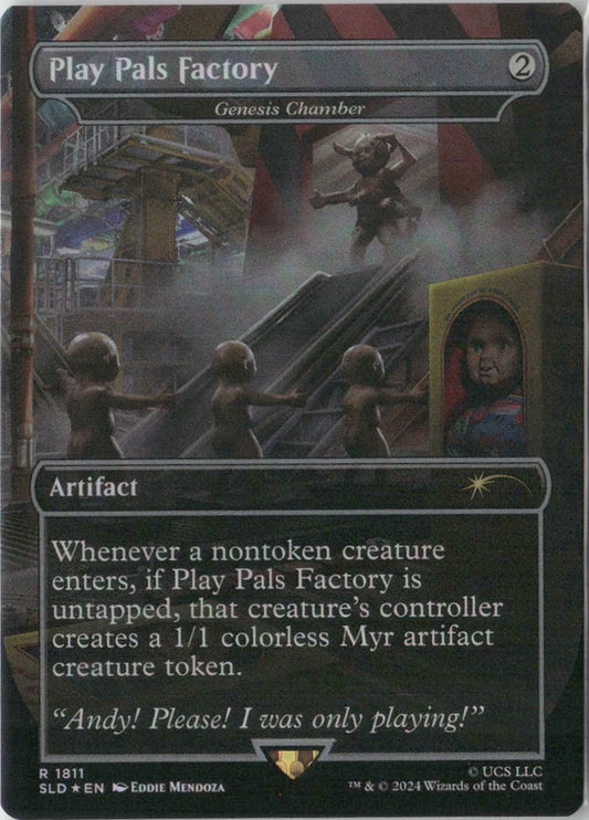 Scan Image | Play Pals Factory - Genesis Chamber - Secret Lair Drop Series | [E700C3FC]