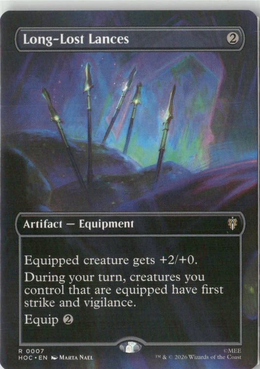 Scan Image | Long-Lost Lances (Borderless) - The Hobbit: Eternal-Legal | [3CAAAB61]