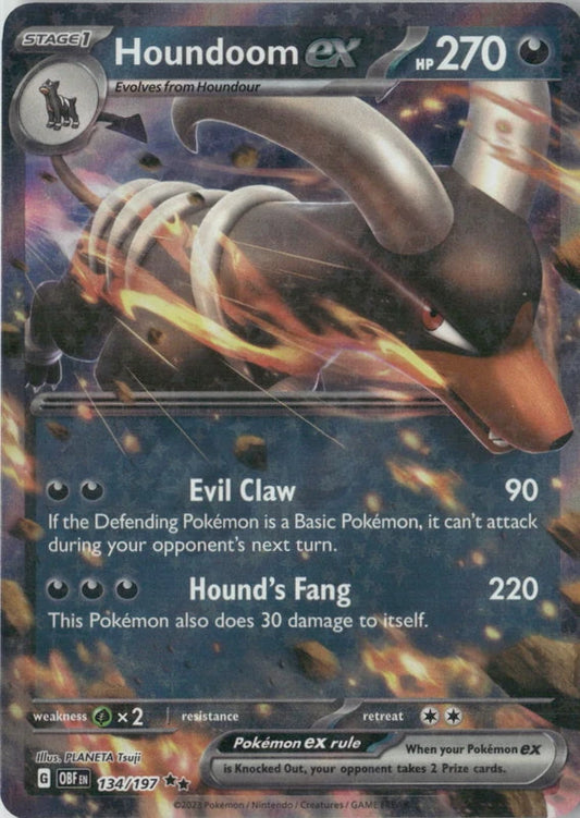 Houndoom ex - SV03: Obsidian Flames