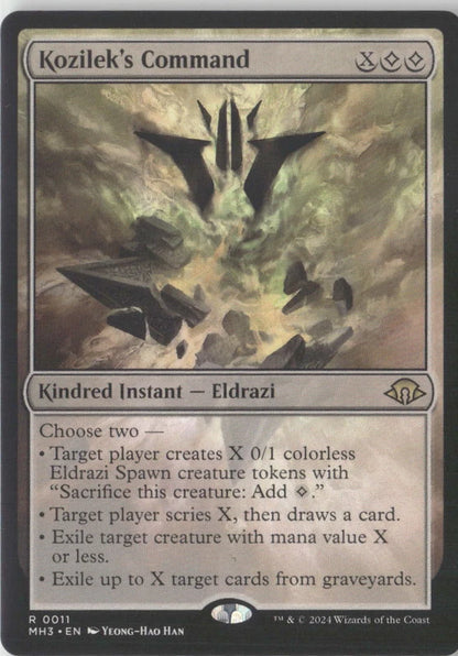 Scan Image | Kozilek's Command - Modern Horizons 3 | [FD00FEA1]