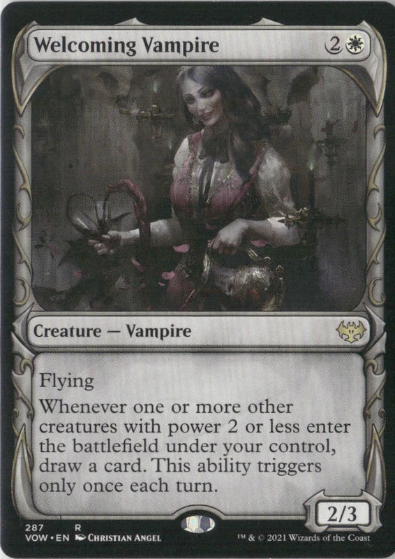 Scan Image | Welcoming Vampire (Showcase) - Innistrad: Crimson Vow | [F0AD1F0B]
