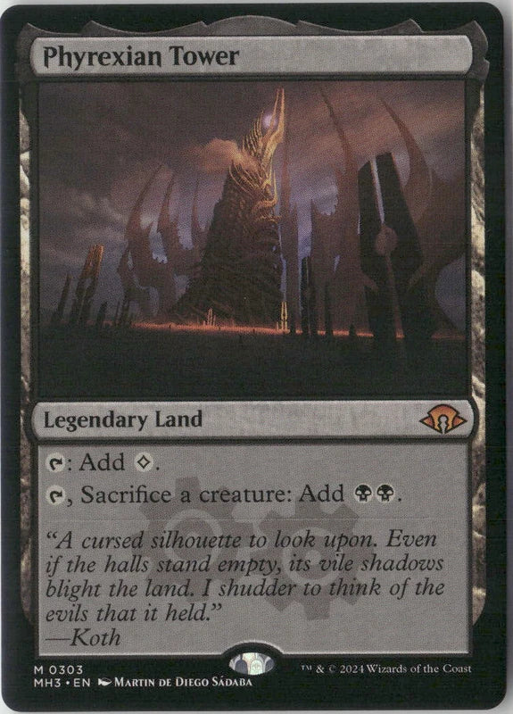 Scan Image | Phyrexian Tower - Modern Horizons 3 | [86E0D7C7]