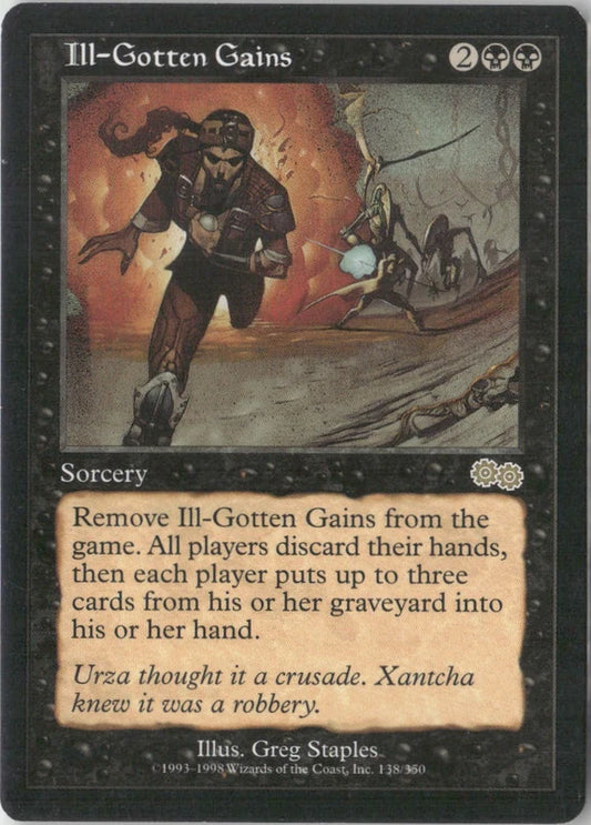 Scan Image | Ill-Gotten Gains - Urza's Saga | [CF5DAC04]