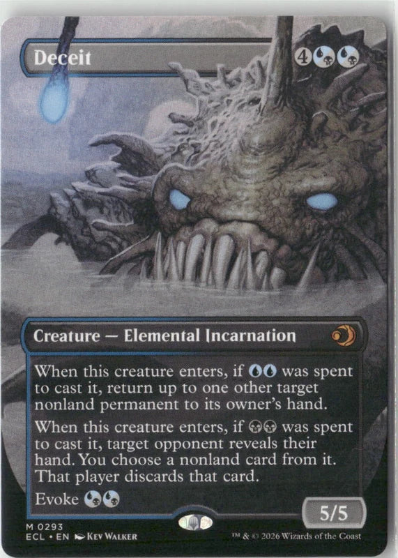 Scan Image | Deceit (Borderless) - Lorwyn Eclipsed | [A13A7732]