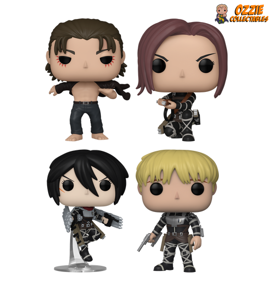 Attack on Titan 2023 Bundle - 4 POP! Vinyls