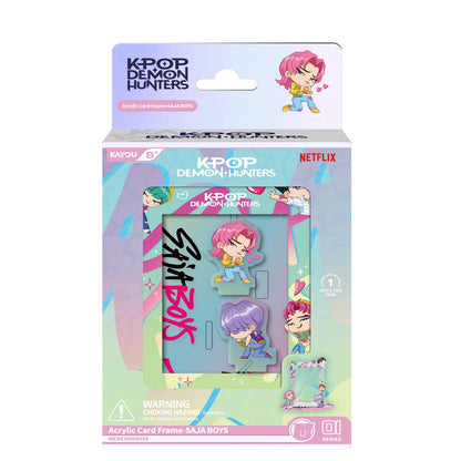 K-Pop Demon Hunters Acrylic Card Frame - Saja Boys